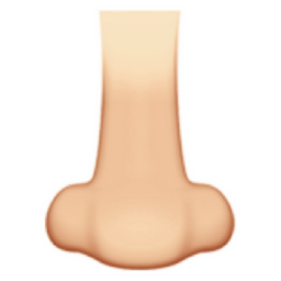 nose: light skin tone emoji