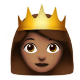 princess: medium skin tone emoji