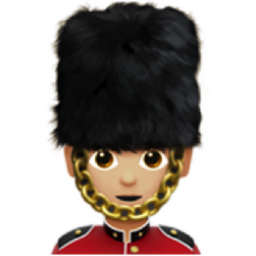 guard: medium-light skin tone emoji