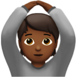 person gesturing OK: medium-dark skin tone emoji
