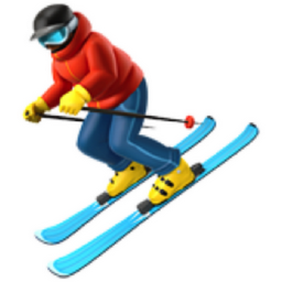 skier emoji