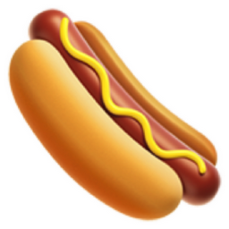 hot dog emoji