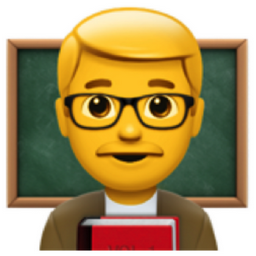 man teacher emoji