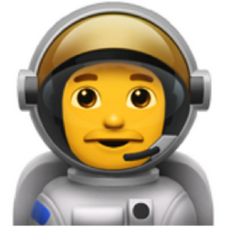 man astronaut emoji