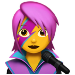 woman singer emoji