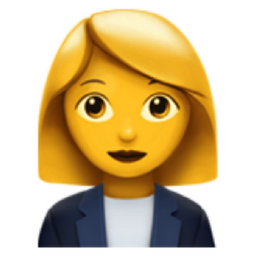 woman office worker emoji