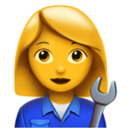 woman mechanic emoji