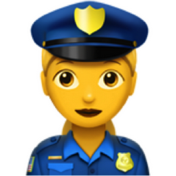 woman police officer emoji