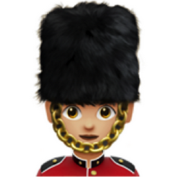 woman guard: medium-light skin tone emoji