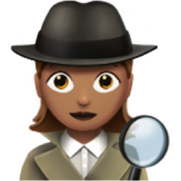 woman detective: medium skin tone emoji