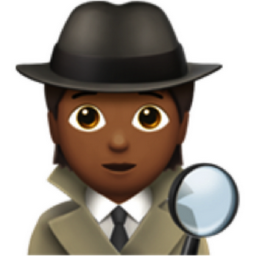 detective: medium-dark skin tone emoji