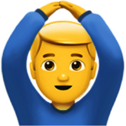 man gesturing OK emoji