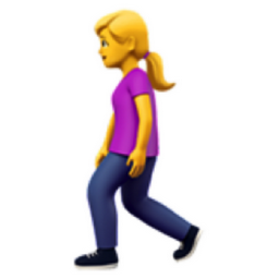 woman walking emoji