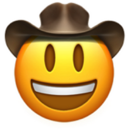 cowboy hat face emoji