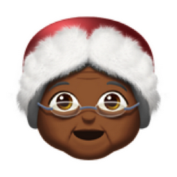 Mrs. Claus: medium-dark skin tone emoji