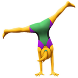woman cartwheeling emoji