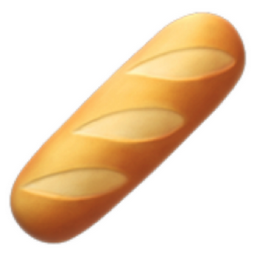baguette bread emoji