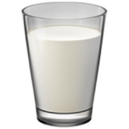 glass of milk emoji