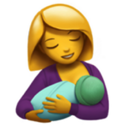 breast-feeding emoji