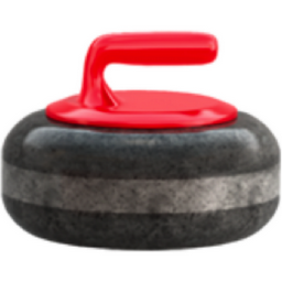 curling stone emoji