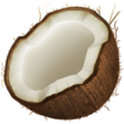coconut Emoji (U+1F965)