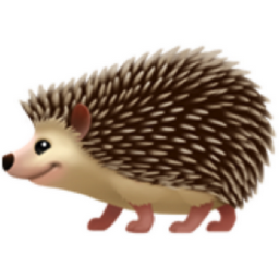 hedgehog emoji