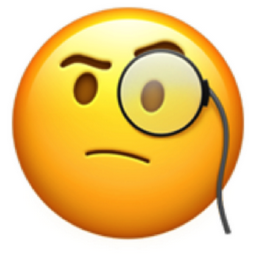 face with monocle emoji