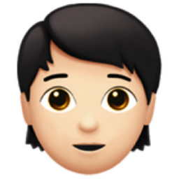 person: light skin tone emoji