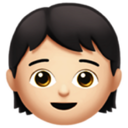 child: light skin tone emoji