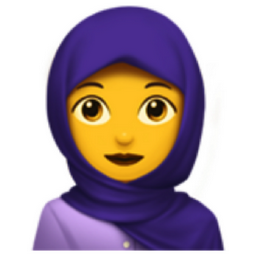 woman with headscarf emoji