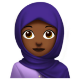 woman with headscarf: medium-dark skin tone emoji