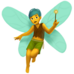 man fairy emoji