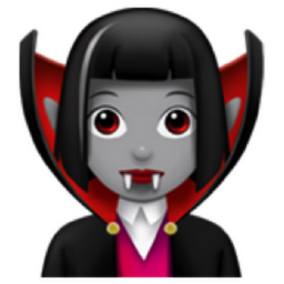 woman vampire: medium-light skin tone emoji