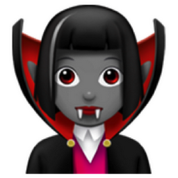 woman vampire: medium skin tone emoji