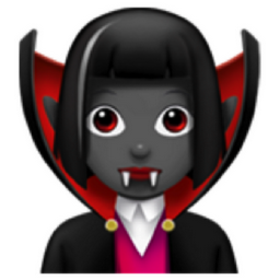 woman vampire: medium-dark skin tone emoji