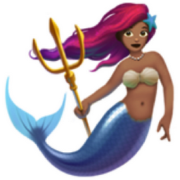 mermaid: medium skin tone emoji