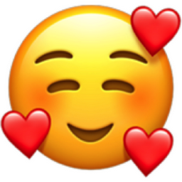 smiling face with hearts Emoji 🥰 (U+1F970)