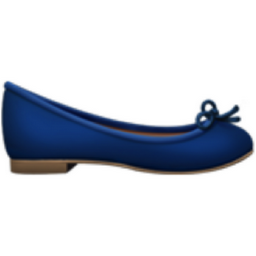 flat shoe emoji