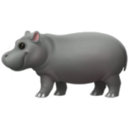hippopotamus emoji