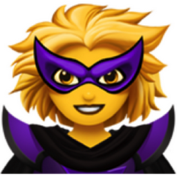 woman supervillain emoji