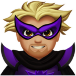 man supervillain: medium-light skin tone emoji