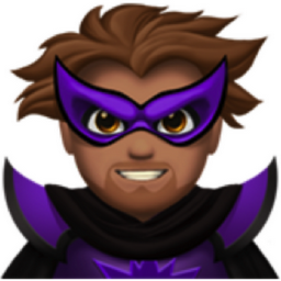 man supervillain: medium skin tone emoji