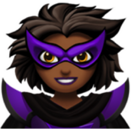 woman supervillain: medium-dark skin tone emoji