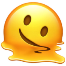 melting face emoji