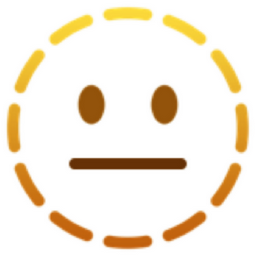 dotted line face emoji