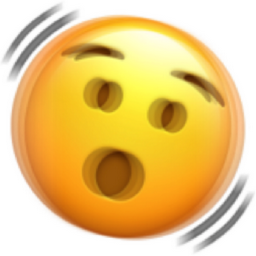 shaking face emoji