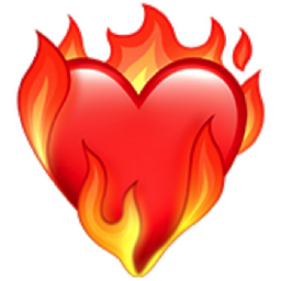 heart on fire emoji