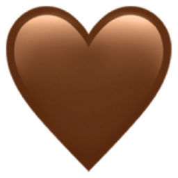 brown heart emoji