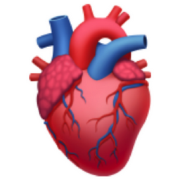 anatomical heart emoji