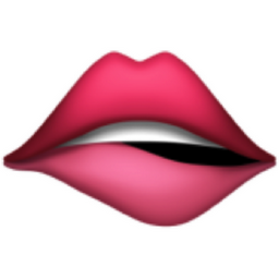 biting lip emoji